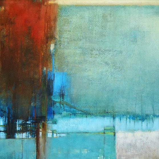 w/o title (iron)   / 2014 - acrylic on canvas, 140*100 cm