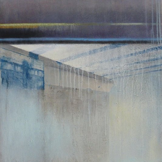 Urban Structures II-1  / 2017 - acrylic on canvas, 50*70 cm