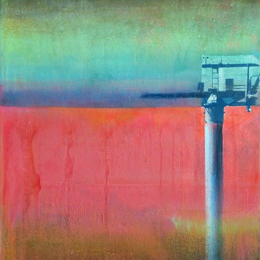 Urban Structures II-2  / 2017 - acrylic on canvas, 50*70 cm