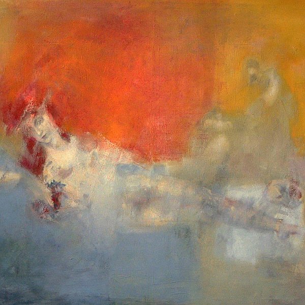 Akt nach Tizian (Venus von Urbino)   / 2009 - acrylic on canvas, 80*60 cm