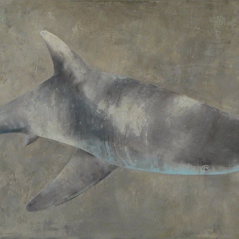 Blue Galapagos   / 2010 - acrylic on canvas, 120*60 cm