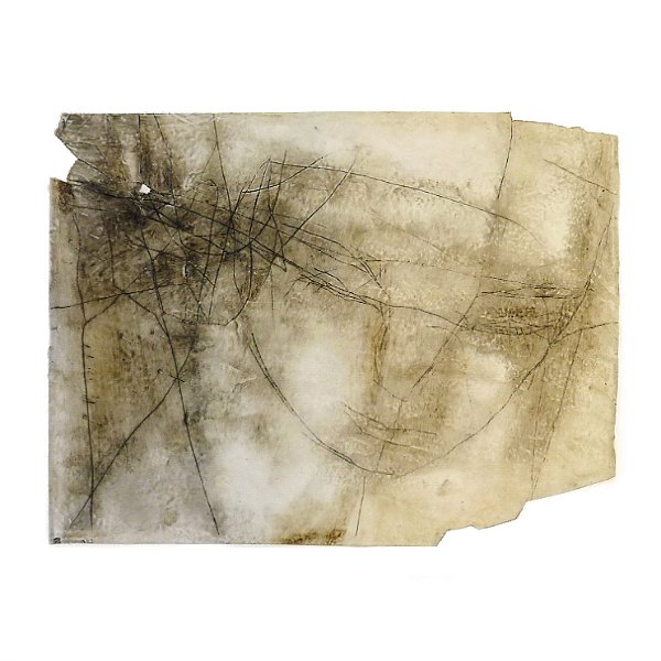 Reihe Contemplation 5  / 2015 - Oil and wax on paper ca. 30*40 cm