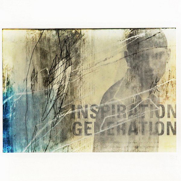 Inspiration Generation  / wax on paper, 30*20 cm